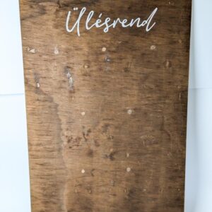 Fa tábla - ülésrend