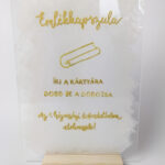 Plexi tábla – Emlékkapszula